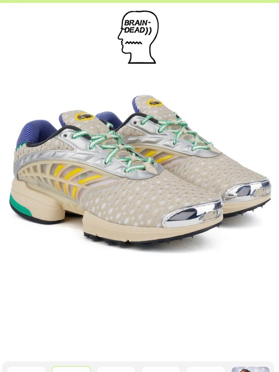 Brain Dead Other - Brain Dead Beige Silver Yellow Green Accent Sneakers